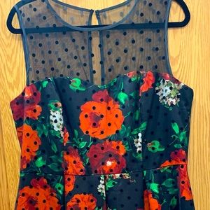 Knee length size 18 dress, only worn once